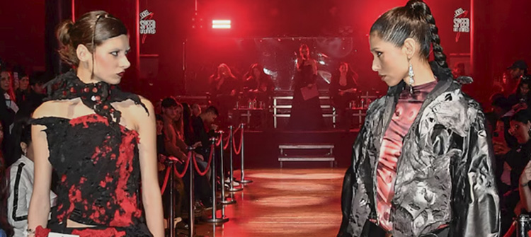 Futuros diseñadores irrumpieron en la moda urbana con una colección cápsula disruptiva