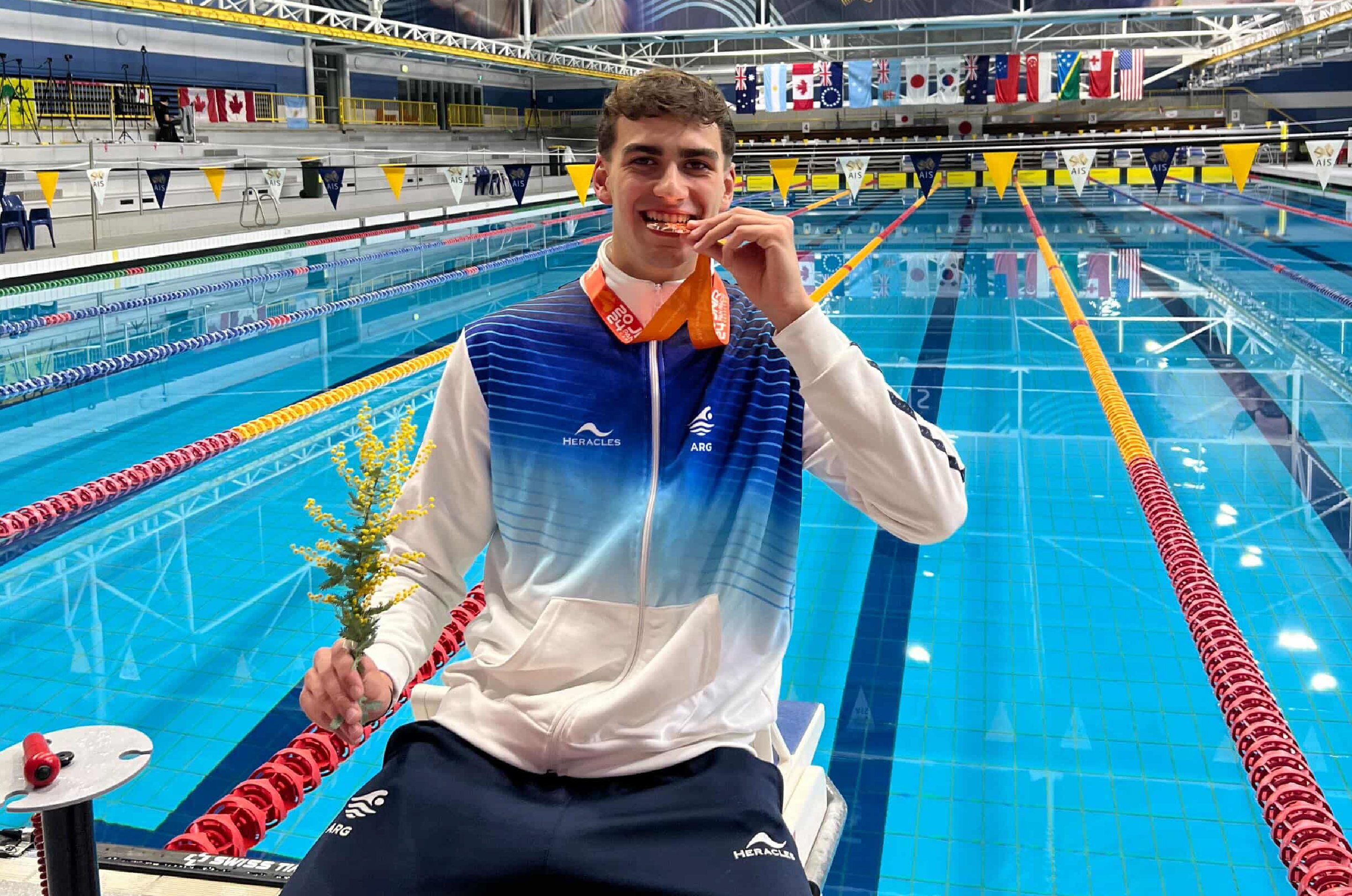 “La natación me enseñó a manejar la presión” “La natación me enseñó a manejar la presión”