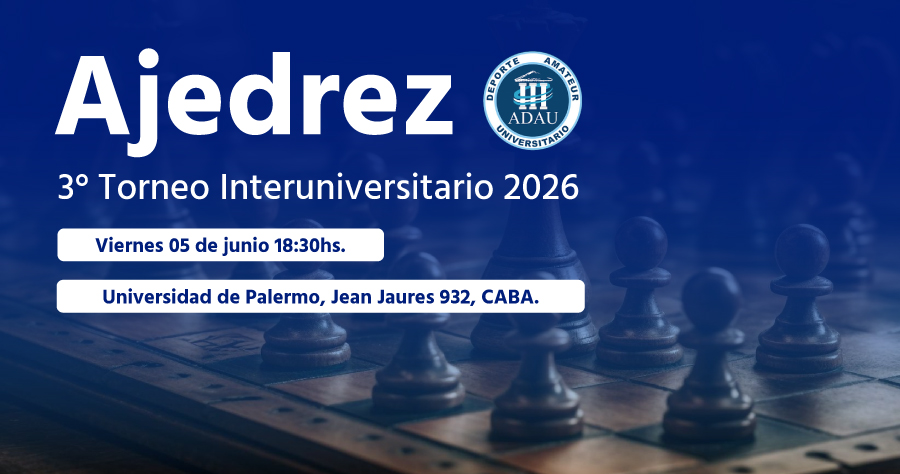 Recibimos el tercer torneo de Ajedrez ADAU 2026