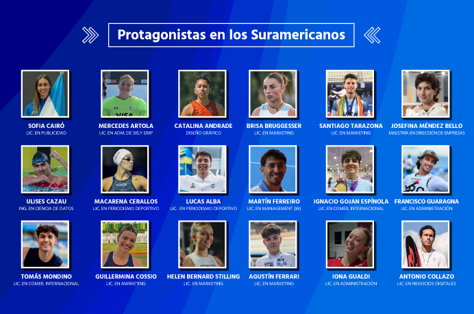 Protagonistas en los Suramericanos Protagonistas en los Suramericanos
