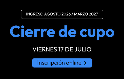 Comenz&aacute; tu carrera en agosto