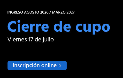 Comenz&aacute; tu carrera en agosto