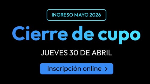 Comenz&aacute; online&nbsp; tu carrera en mayo