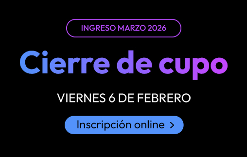 Comenz&aacute; tu carrera en marzo