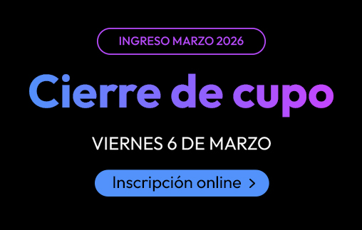 Comenz&aacute; tu carrera en marzo