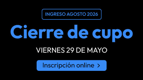 Comenz&aacute; tu carrera en agosto