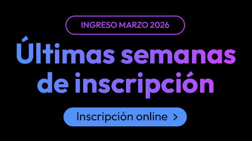 Comenzá tu carrera en marzo