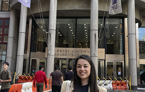 Lizeth P&eacute;rez, estudiante MBA UP, realiza un intercambio acad&eacute;mico en NYU