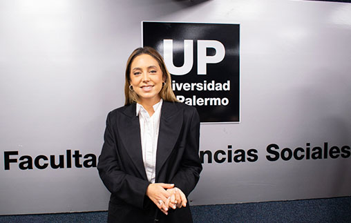 Sofía Martínez compartió su experiencia con los estudiantes UP