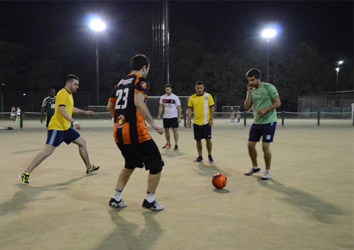 Acción en cancha