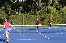 Una clase de Tenis