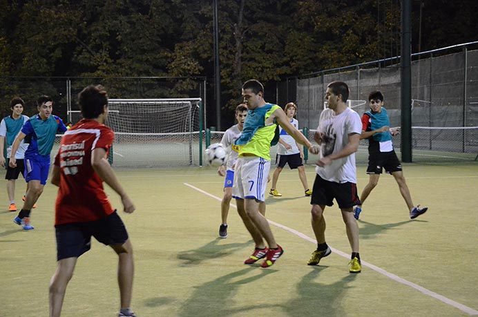 Los chicos de fútbol preparados