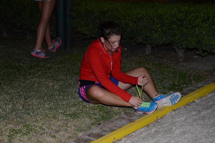Una vez finalizada la rutina del Running Team, charlamos con Trinidad Lucaioli, que nos contó cómo se siente al finalizar cada práctica y cuáles son los beneficios de entrenar martes y jueves en el Club de Amigos. 