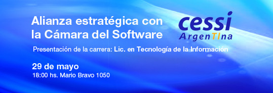 Alianza estratégica con la Cámara de Empresas de Software (CESSI)