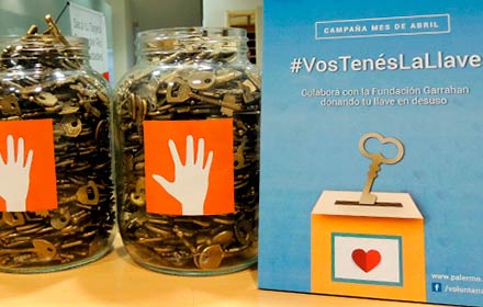 Recolectamos 37,5 kg de llaves