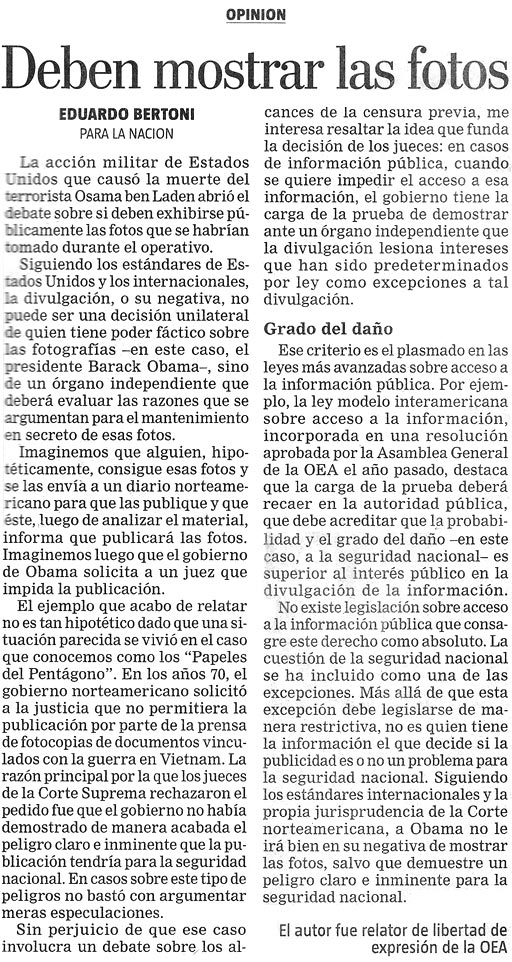 La Nación - Libertad de expresión