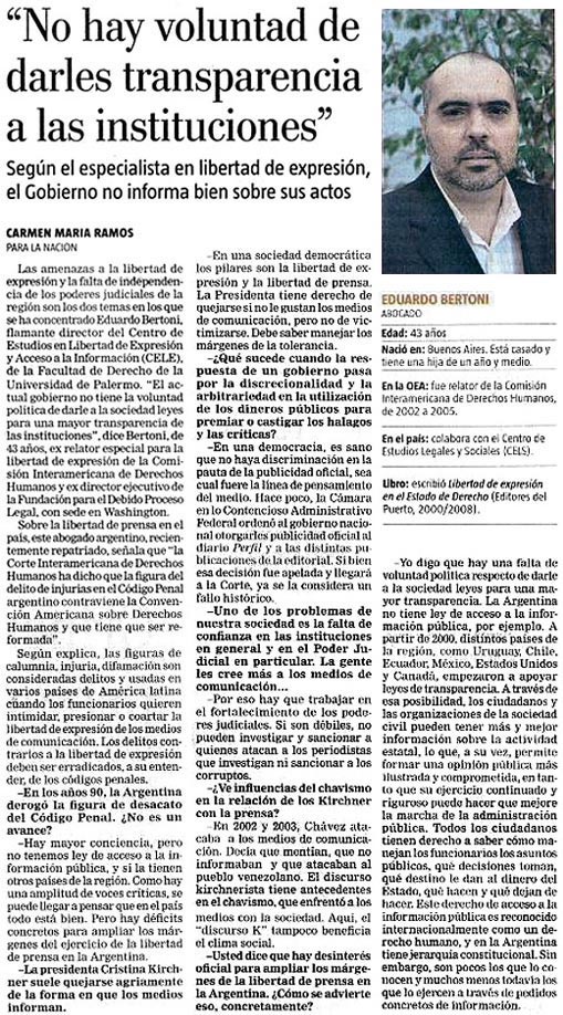 La Nación - Libertad de expresión