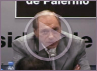Dr. Eugenio Zaffaroni disertó en la Conferencia: <br />¿Es legítimo criminalizar la protesta en la vía pública?