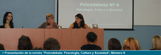Presentación de la Revista Psicodebate Nº 8 