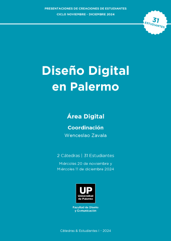 Diseï¿½o Digital Palermo | Coordinaciï¿½n: Wenceslao Zavala