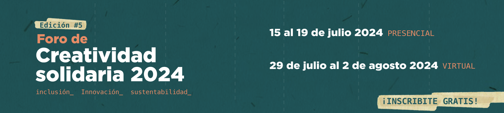 Foro de Creatividad Solidaria 2023