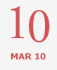10 de marzo
