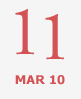 11 de marzo