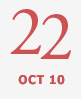 22 oct