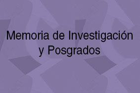 Memoria de Investigacion y Posgrados