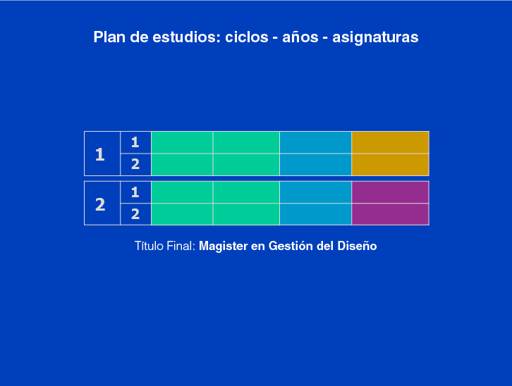 Plan de Estudios Maestría en Gestión del Diseño
