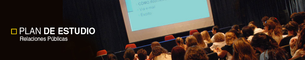 Plan de Estudios - Relaciones Publicas