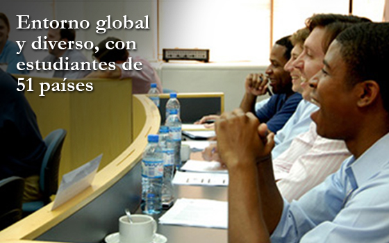 Entorno global y diverso, con estudiantes de 51 países