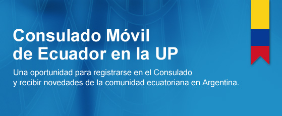 Consulado M&oacute;vil de Ecuador en la UP