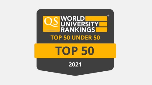 #1 en América Latina entre las universidades con menos de 50 años
2020